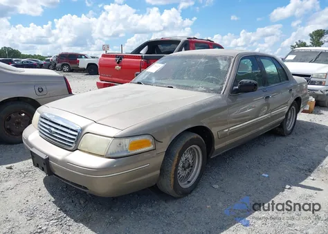2001 Ford Crown Victoria Lx из США, поврежденный, VIN 2FAFP74WX1X107532